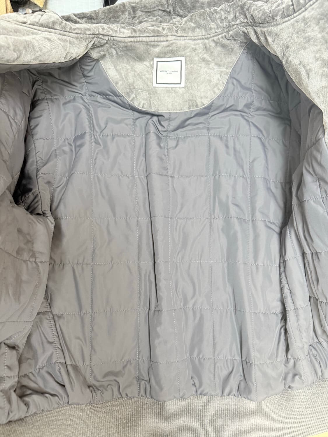 (24FW 새상품) 우영미 코튼 후드 자켓 그레이 (46) 상품이미지6