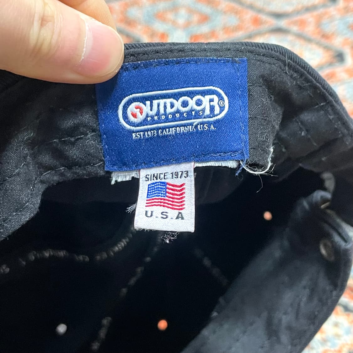 아웃도어 블랙 볼캡 모자  상품이미지3