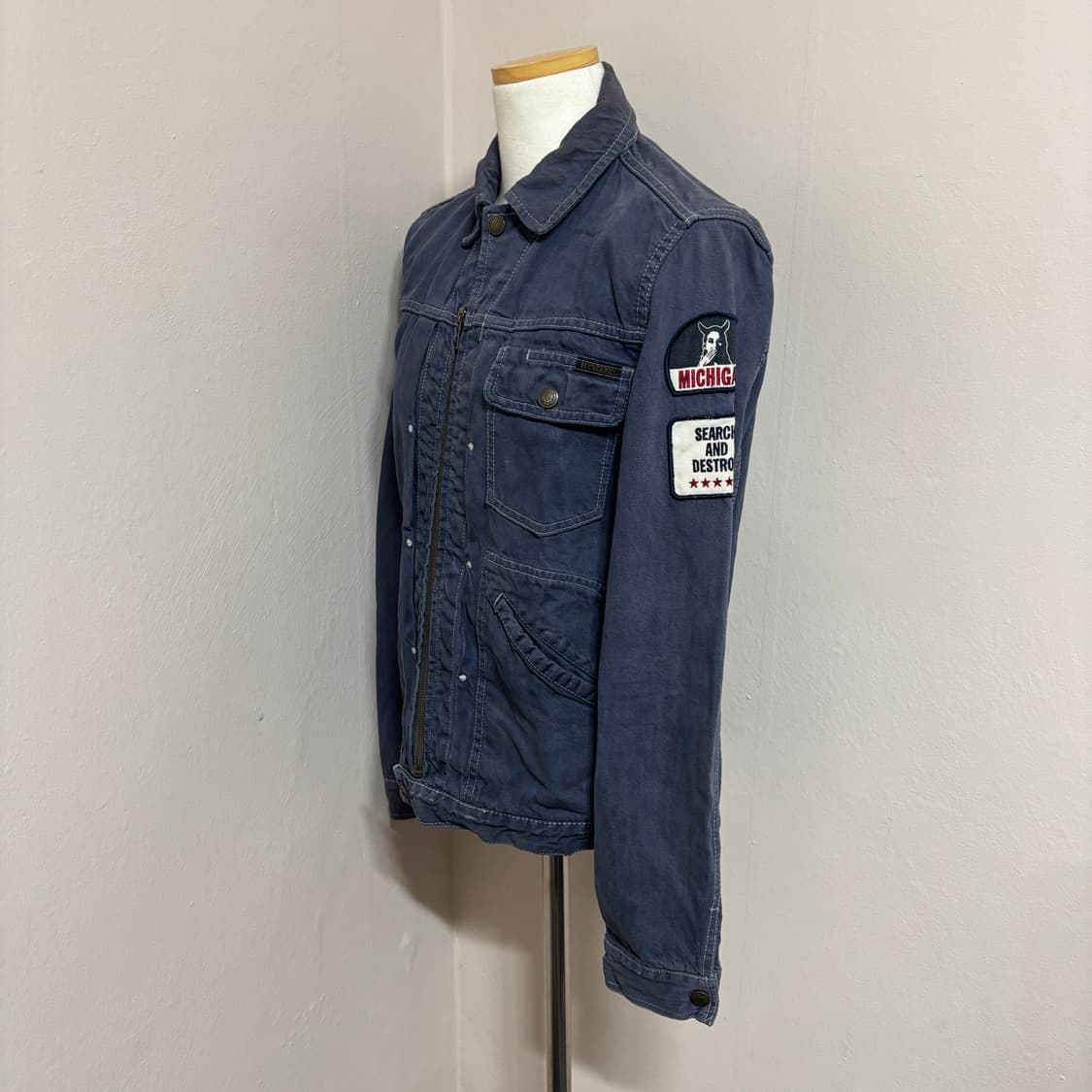 히스테릭글래머 빈티지 워싱 데님 자켓 상품이미지2