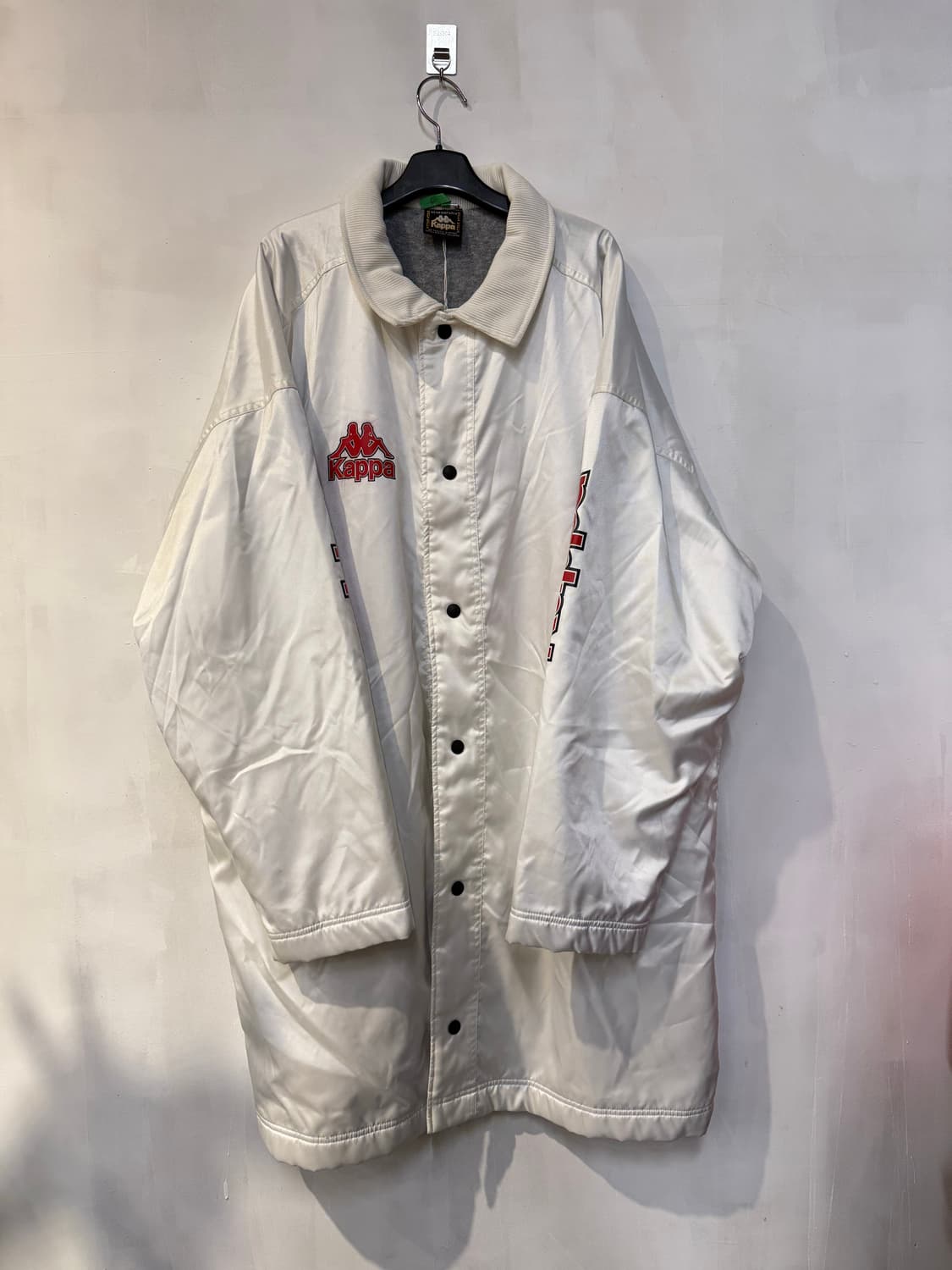 카파 화이트 롱패딩 자켓 상품이미지1