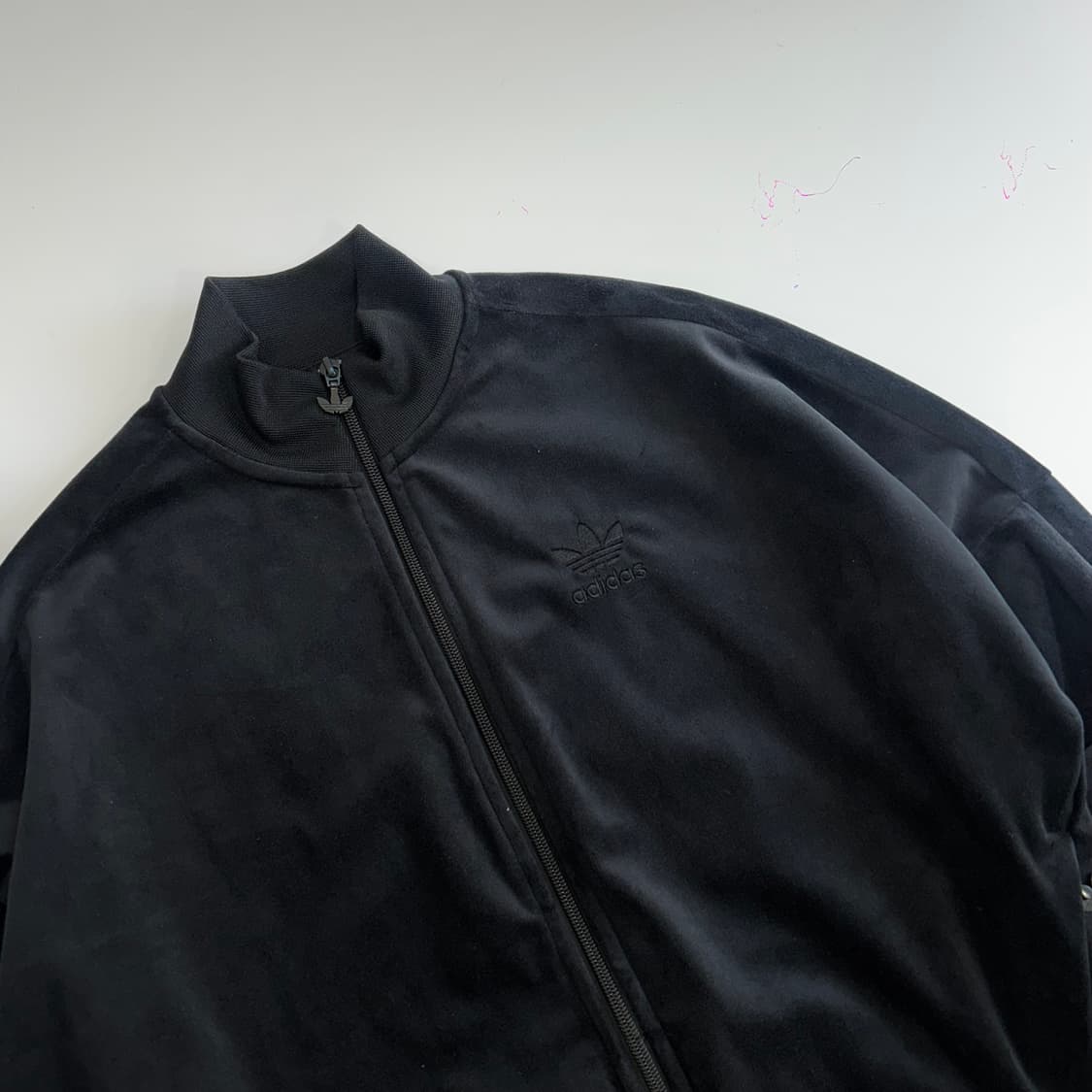 Adidas 아디다스 파이어버드 백포인트 블랙 벨벳 져지 상품이미지4