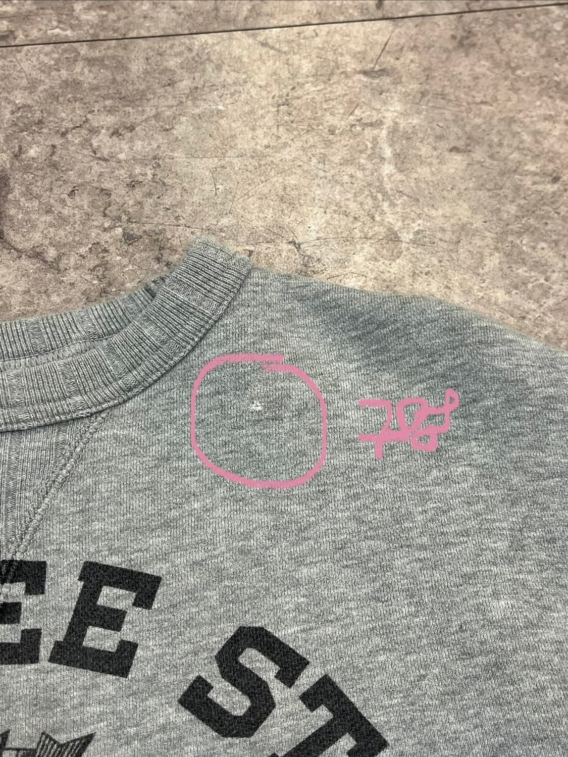 챔피온 빈티지 그래픽 맨투맨 그레이 M #csz3260 상품이미지5