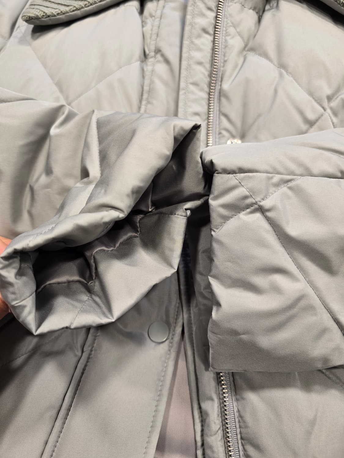 거의새거) 셀렙샵 에디션 퀼팅 구스다운 패딩 자켓 88(105) 상품이미지5