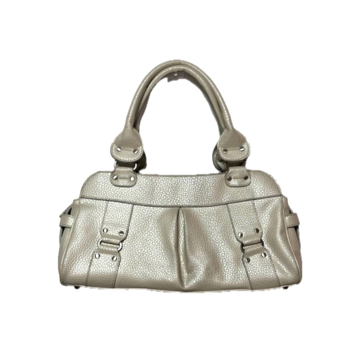 빈티지 아이보리 레더 토트백 상품이미지2