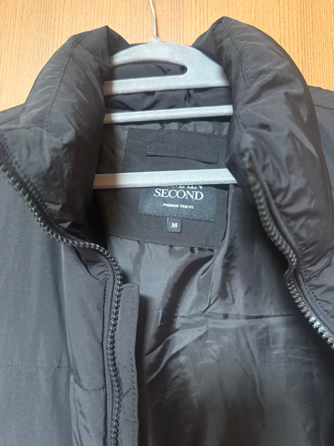 리메인세컨드 패딩 베스트 M 블랙 - 새상품 상품이미지2