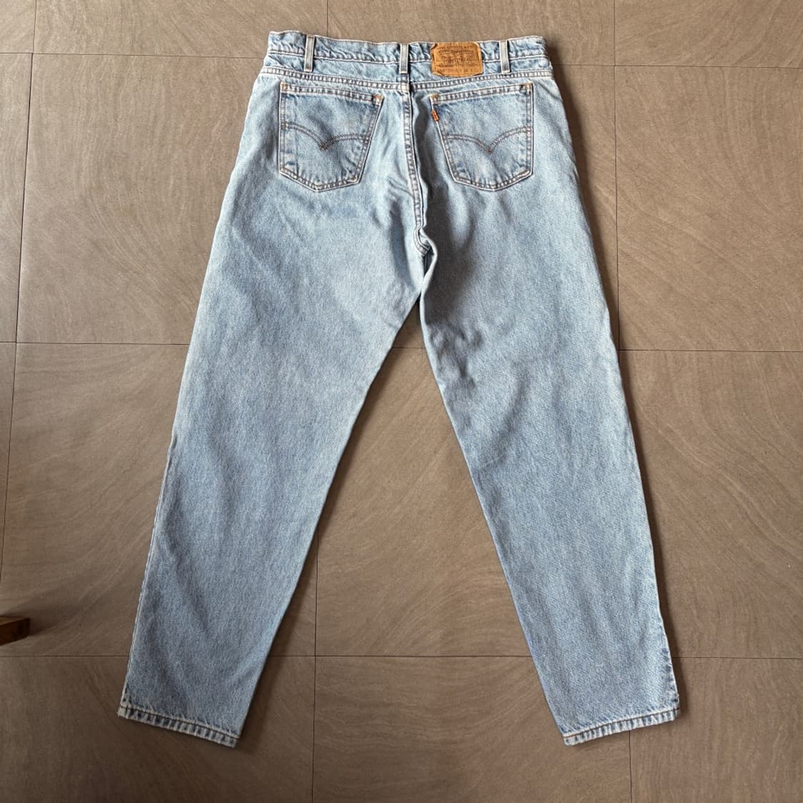 95년 생산 리바이스 550 데님 오렌지탭 팬츠  상품이미지6