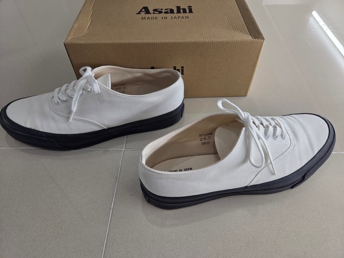 아사히슈즈 덱슈즈 모노크롬 260 1회착 상품이미지4