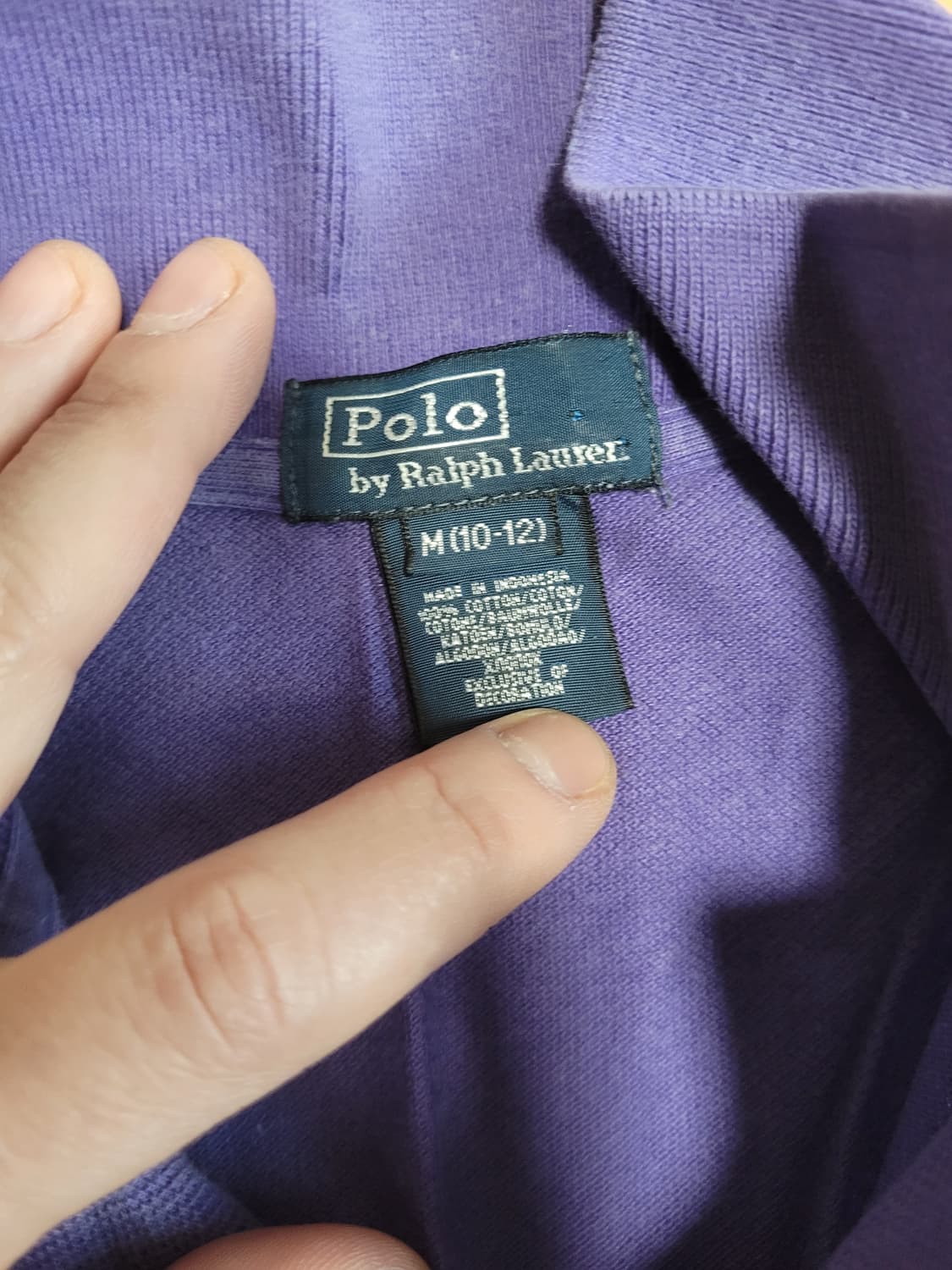 정품 폴로 랄프로렌 퍼플 반팔 카라티 상품이미지2