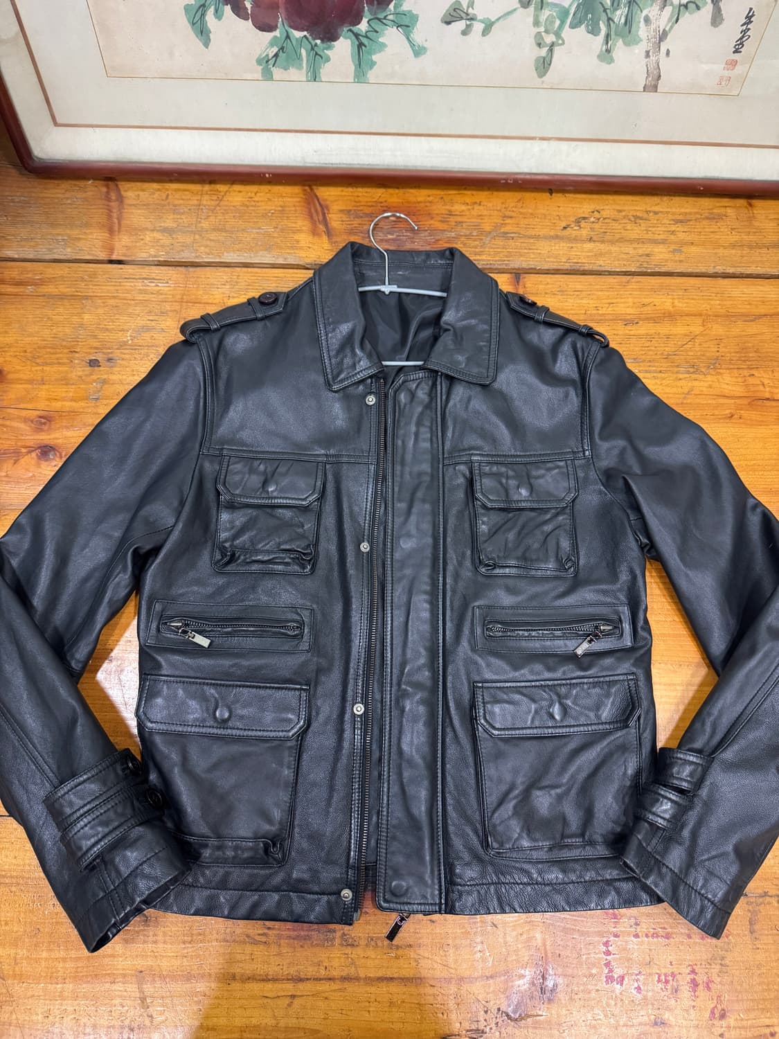 이태리 양가죽 자켓 사이즈 95 깨끗해요 상품이미지1