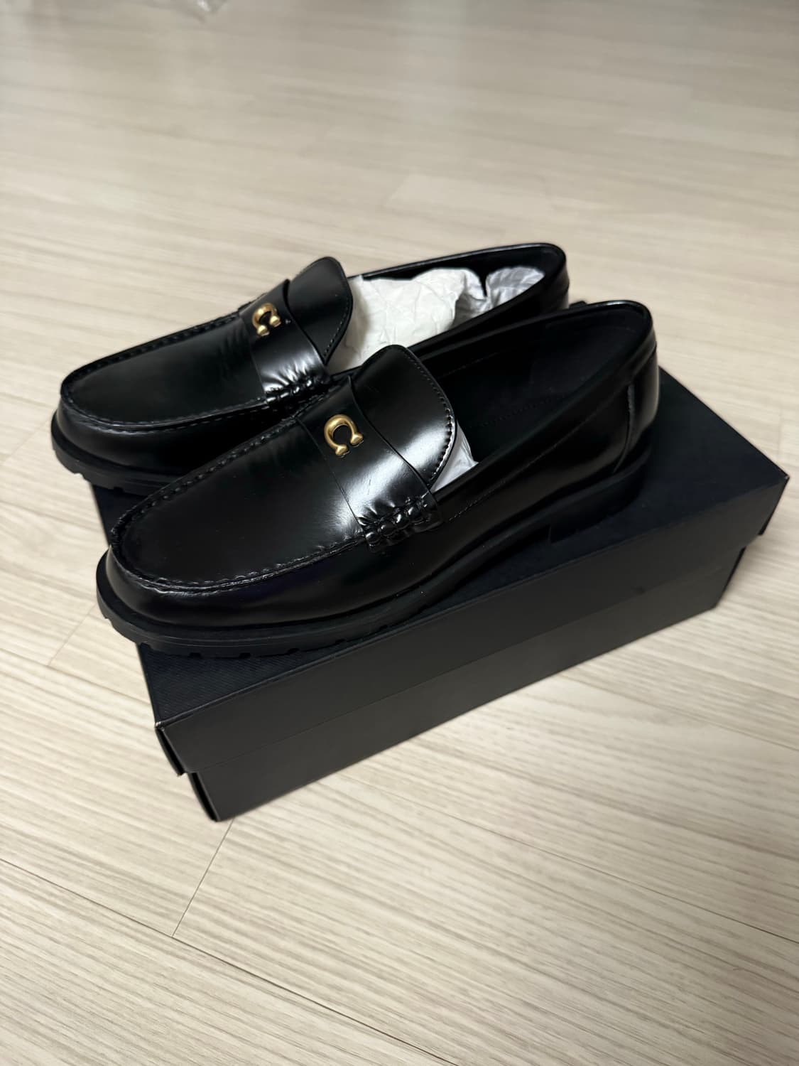 Coach 코치 조셀린 블랙 로퍼 새상품 상품이미지3