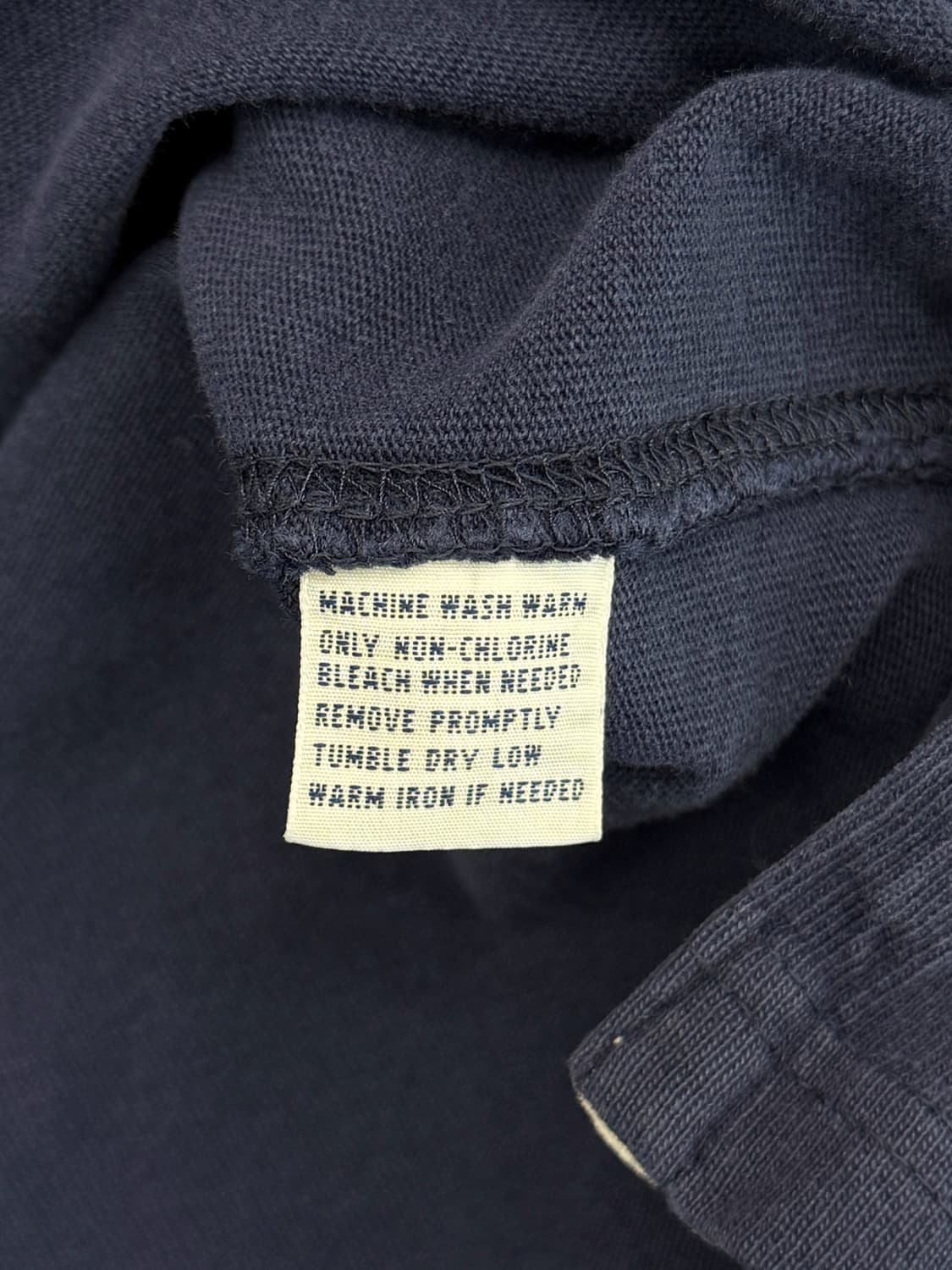 폴로 랄프로렌 루즈핏 딥네이비 럭비 스웻 셔츠 상품이미지4