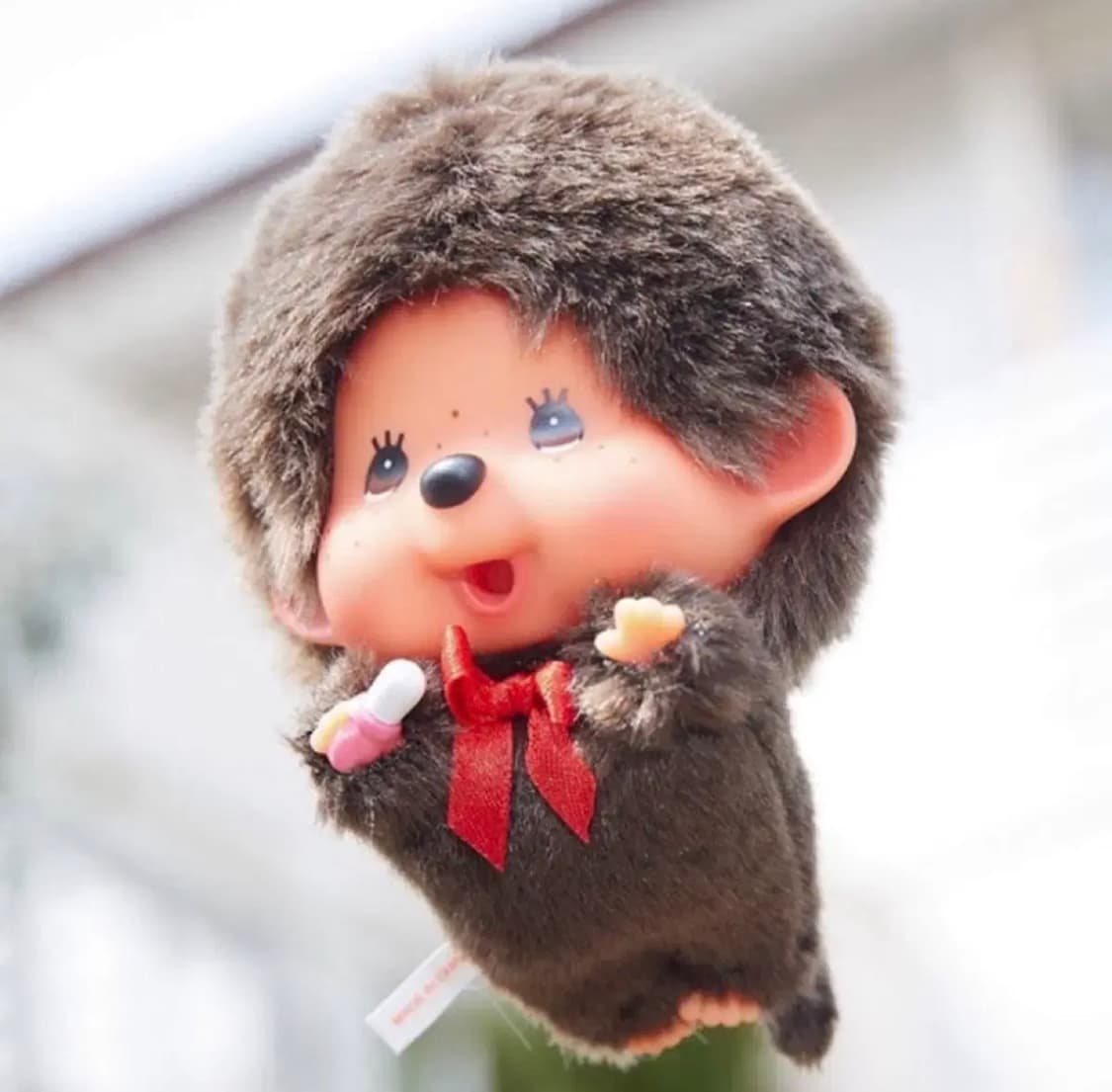 몬치치 빅헤드 대두 날으는 스윙 키링 여아/남아 상품이미지3