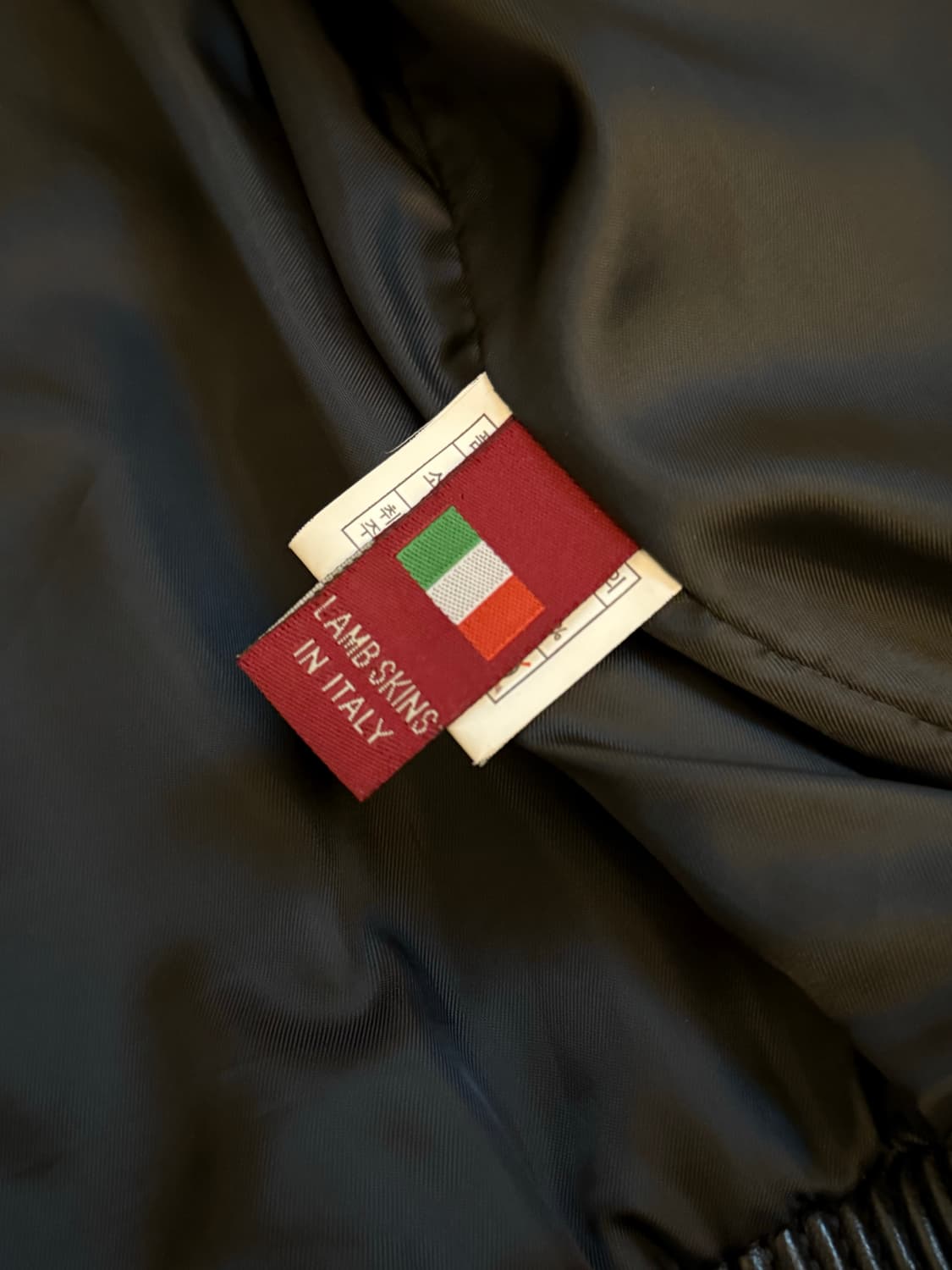 빈티지 바이커 램스킨 자켓 상품이미지6