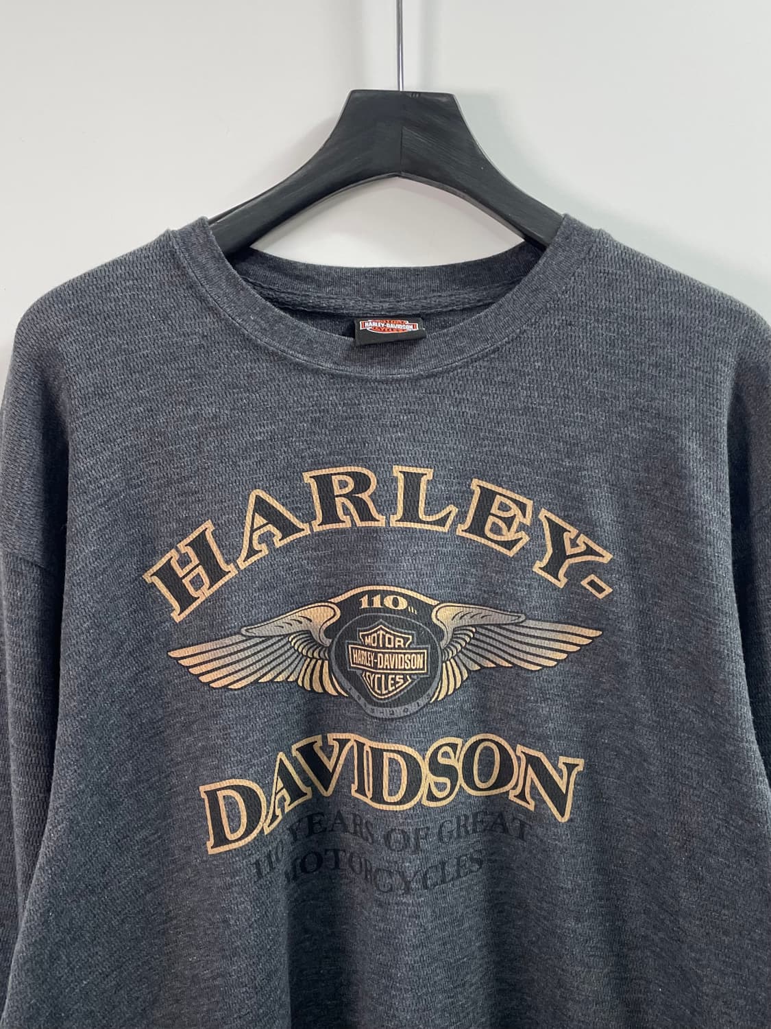 할리데이비슨 USA 롱슬리브 와플티 (on.686) 상품이미지2