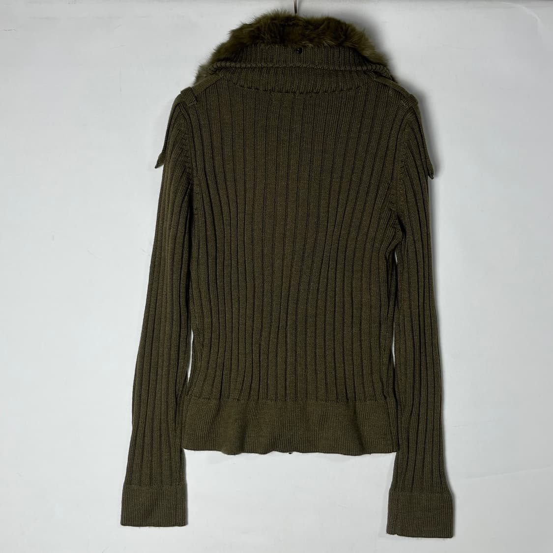 [Miss ALICE] 미스앨리스 퍼카라 투포켓 니트집업 상품이미지2