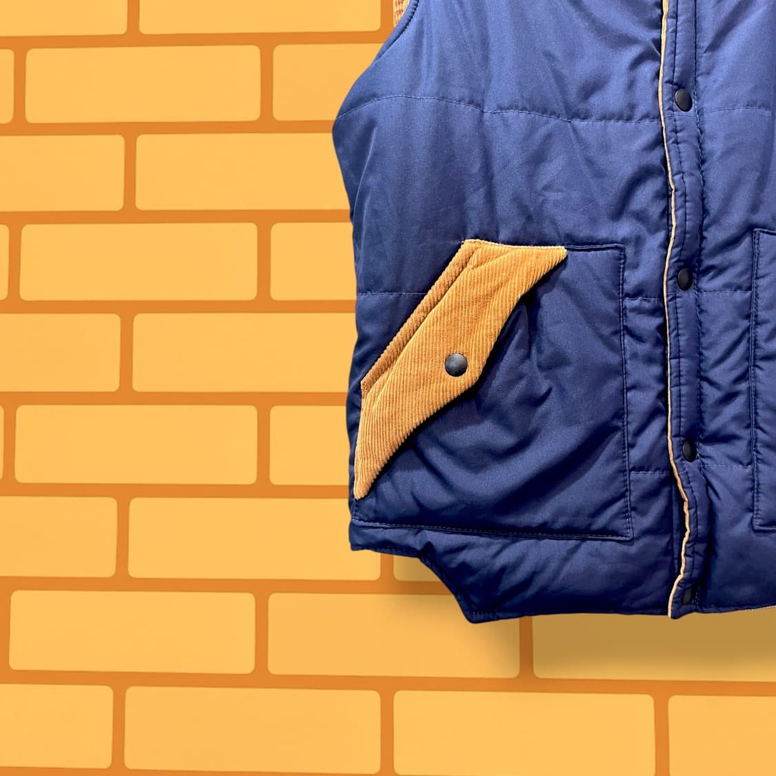 리버시블 코듀로이 패딩 베스트 (M) 상품이미지7