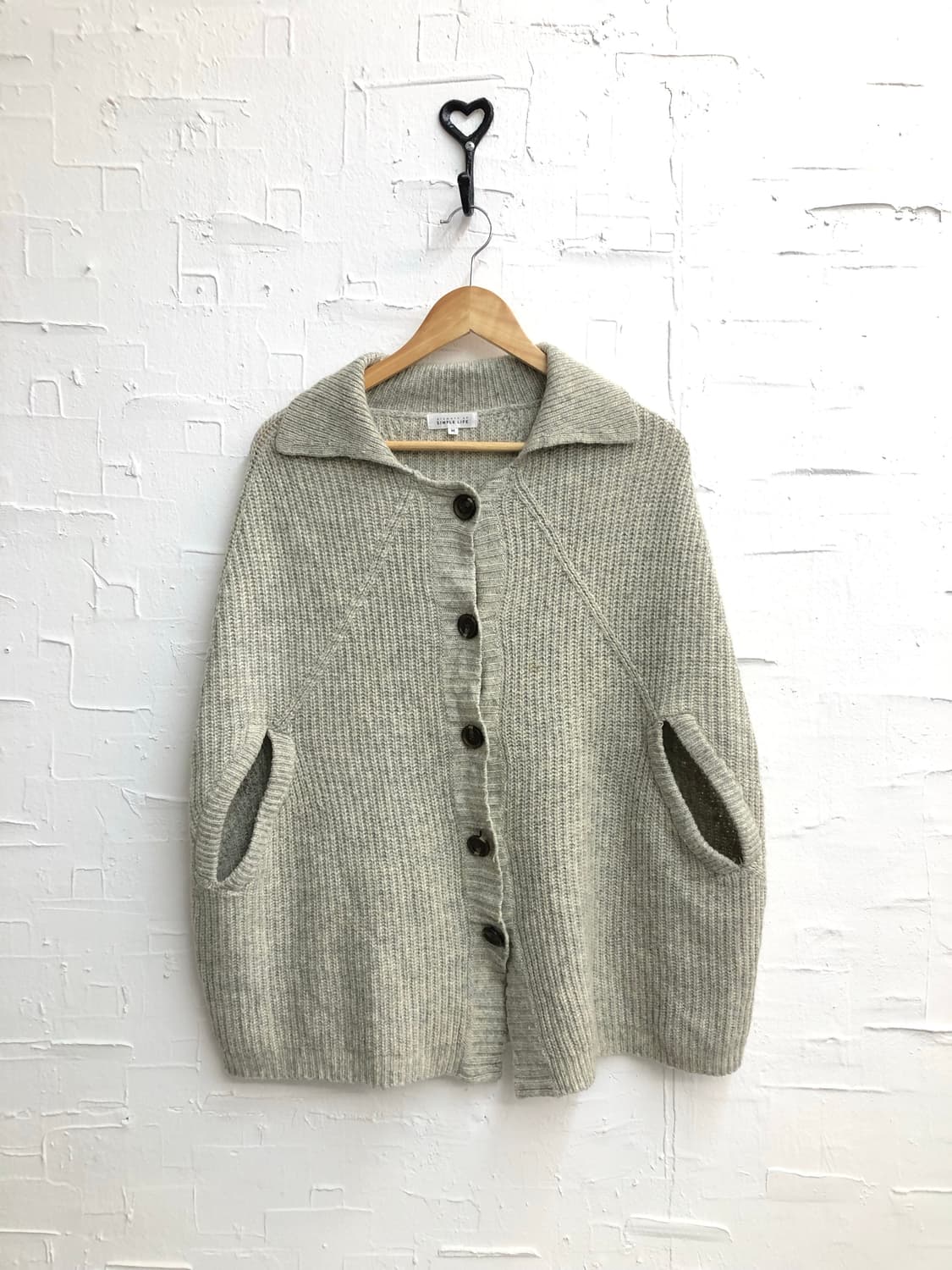 cozy gray cape 상품이미지4