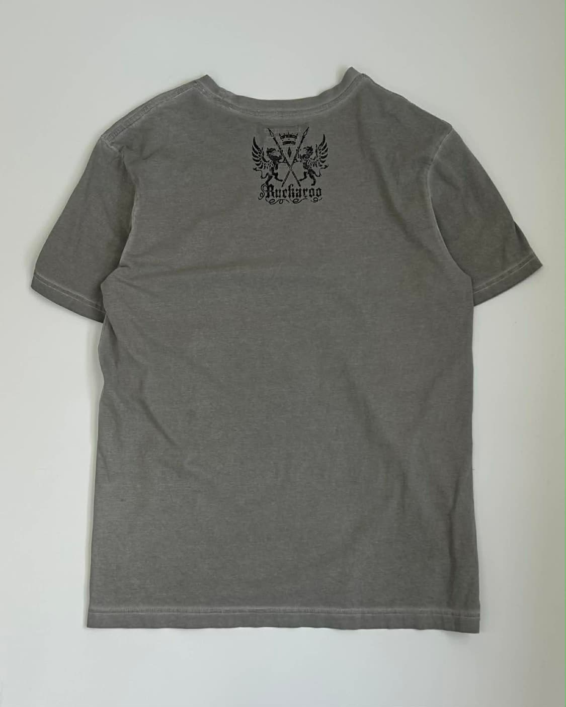 [L] 버커루 Y2K 트라이벌 라이언 올드스쿨 반팔 티셔츠 상품이미지2