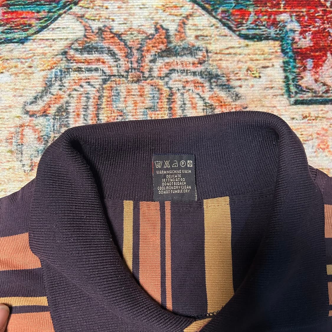 [XL] 폴앤샤크 자수로고 스트라이프 카라티 상품이미지4