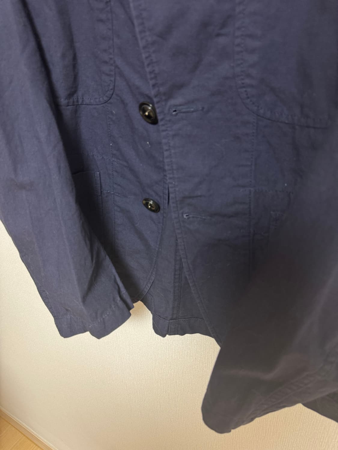 엔지니어드 가먼츠 베드포드 자켓 다크네이비 코튼립스탑 상품이미지3