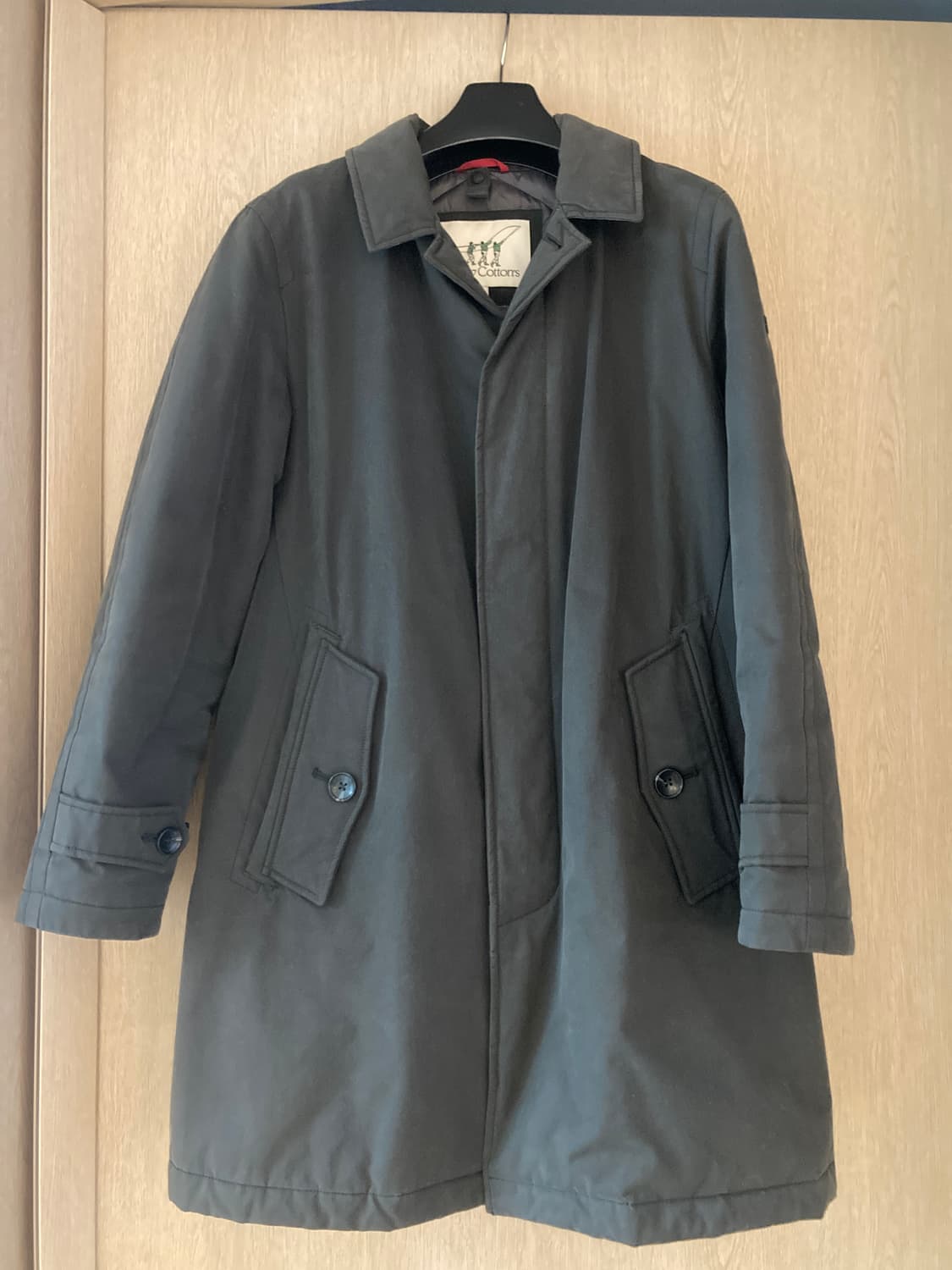 헨리코튼 클래식 파일럿 코트 차콜(카키빛) 100 상품이미지1