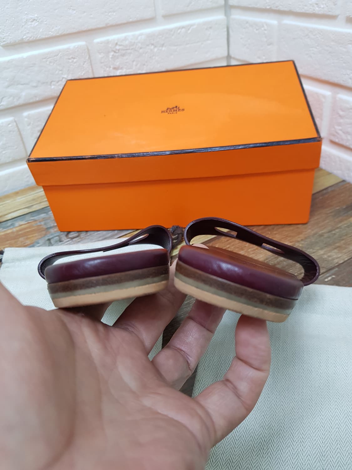 [36/정품] HERMES 에르메스 리스보아 샌들 상품이미지5