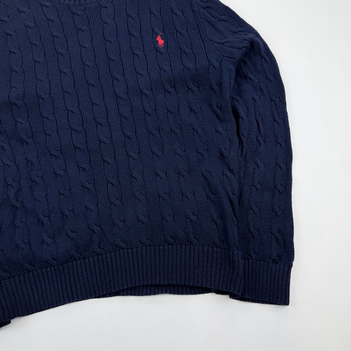 폴로 랄프로렌 케이블 니트 qr정품 상품이미지4
