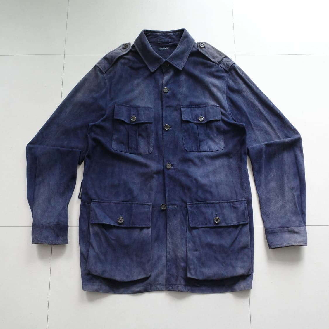 폴로 랄프로렌 이태리제 스웨이드 사파리 자켓 XL 상품이미지1