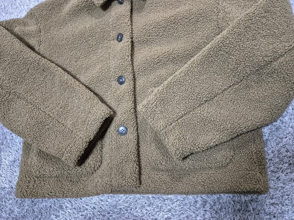 유니클로 여성 크롭 뽀글이 자켓 S 상품이미지4