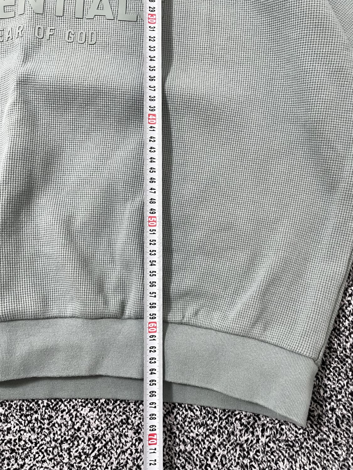 빈티지9. 피어오브갓 에센셜 23SS 와플 헨리 럭비 셔츠 맨투맨 스웻 상품이미지6