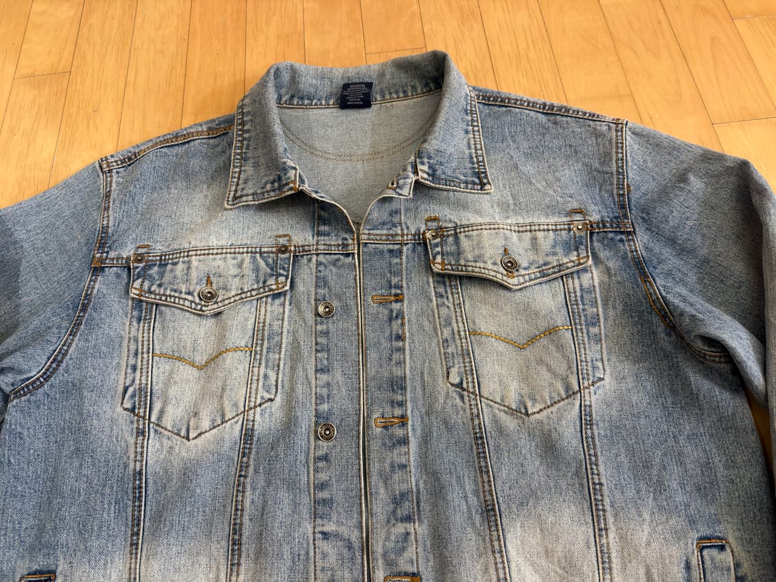 [XL/110] 90s 델프(DELF) 오리지널 빈티지 오버핏 청자켓 상품이미지2