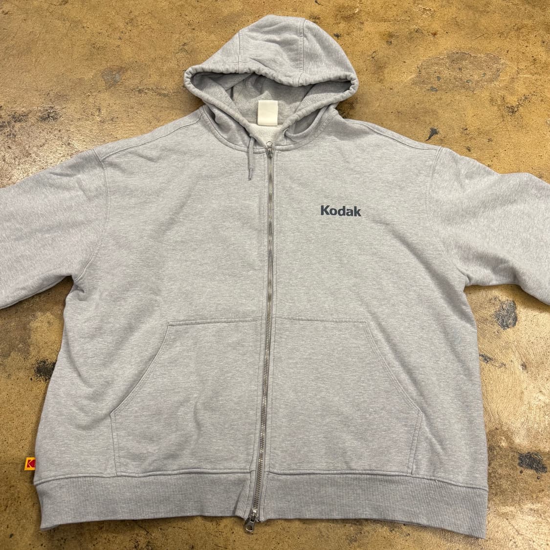 [정품/XL] 코닥 후드집업 그레이 b15 상품이미지3