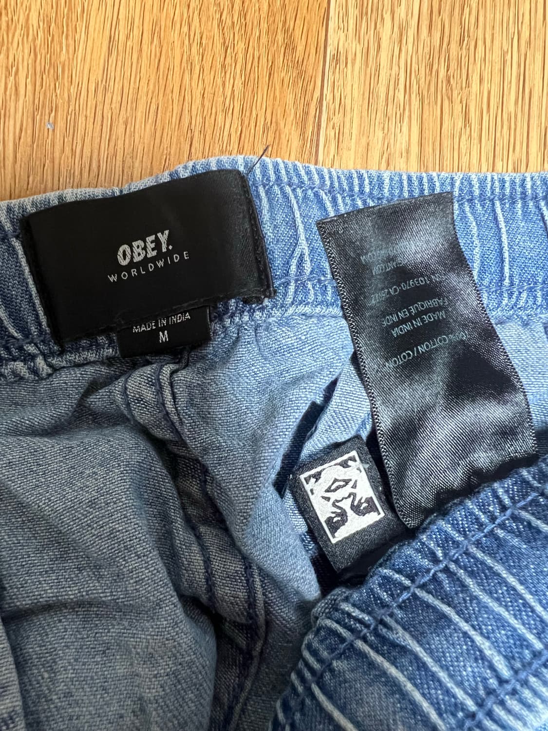 오베이 데님 쇼츠 상품이미지4