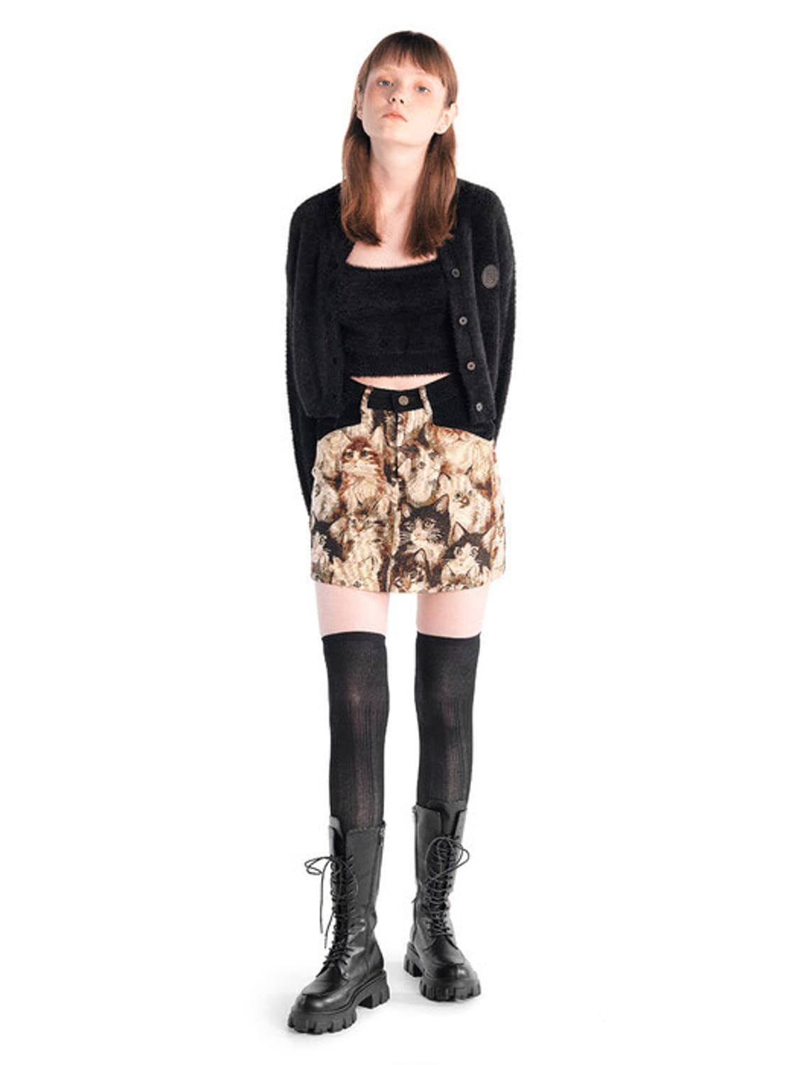 스컬프터 Furry Friends Carpet 고양이 미니스커트 상품이미지2