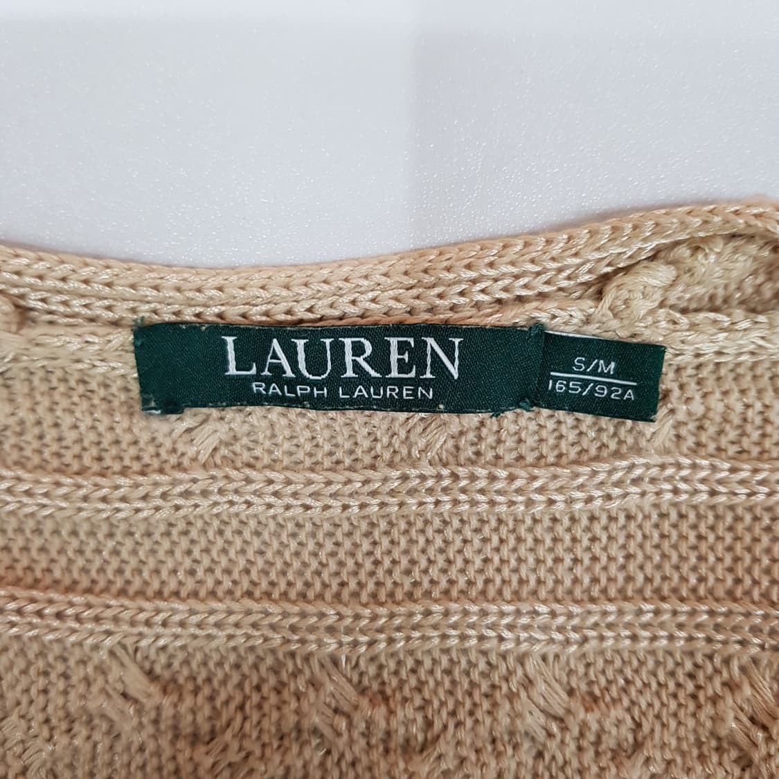 로렌 랄프로렌 케이블 가디건 S/M 상품이미지5