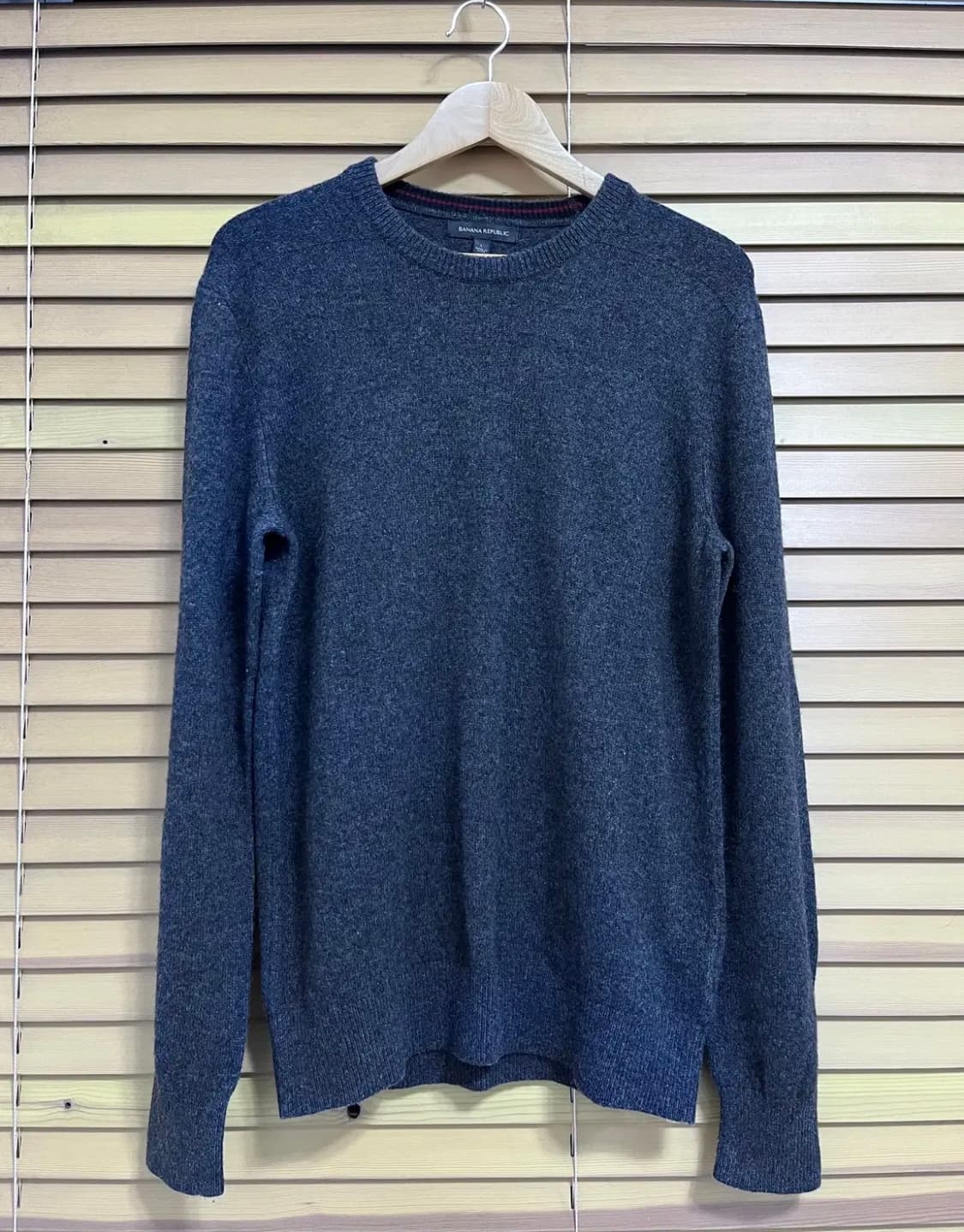 바나나리퍼블릭 남성 그레이 라운드울니트 상품이미지2