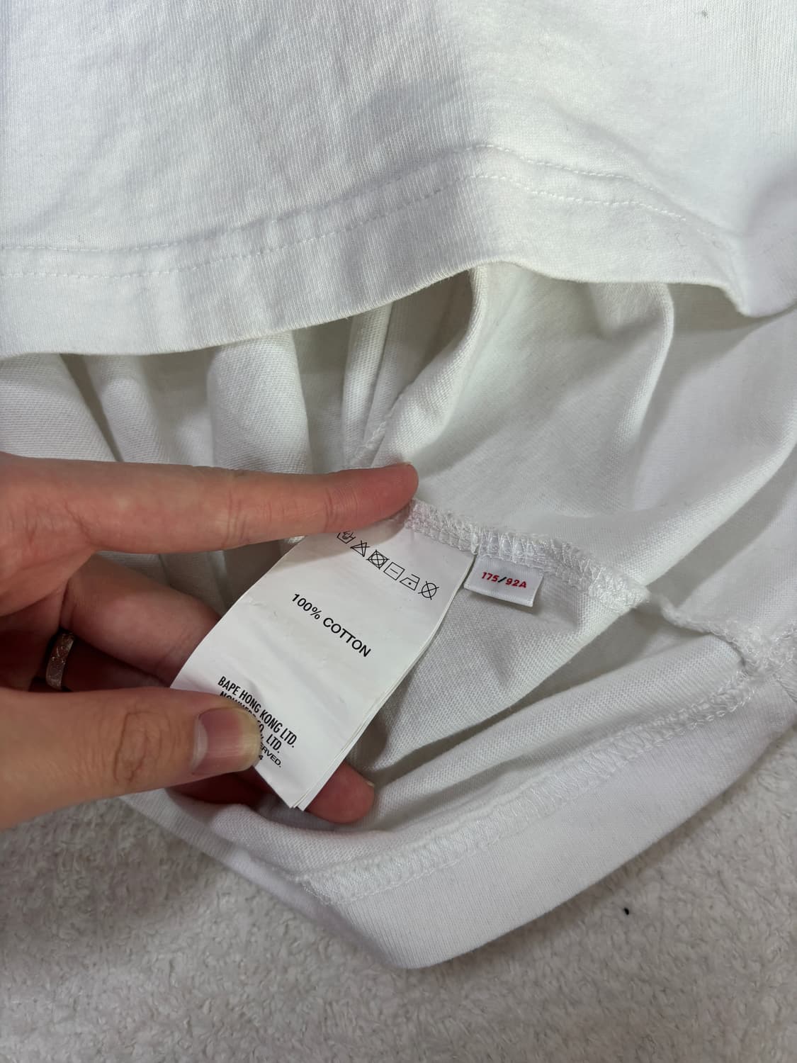 에이프 로고 반팔 m사이즈 상품이미지9