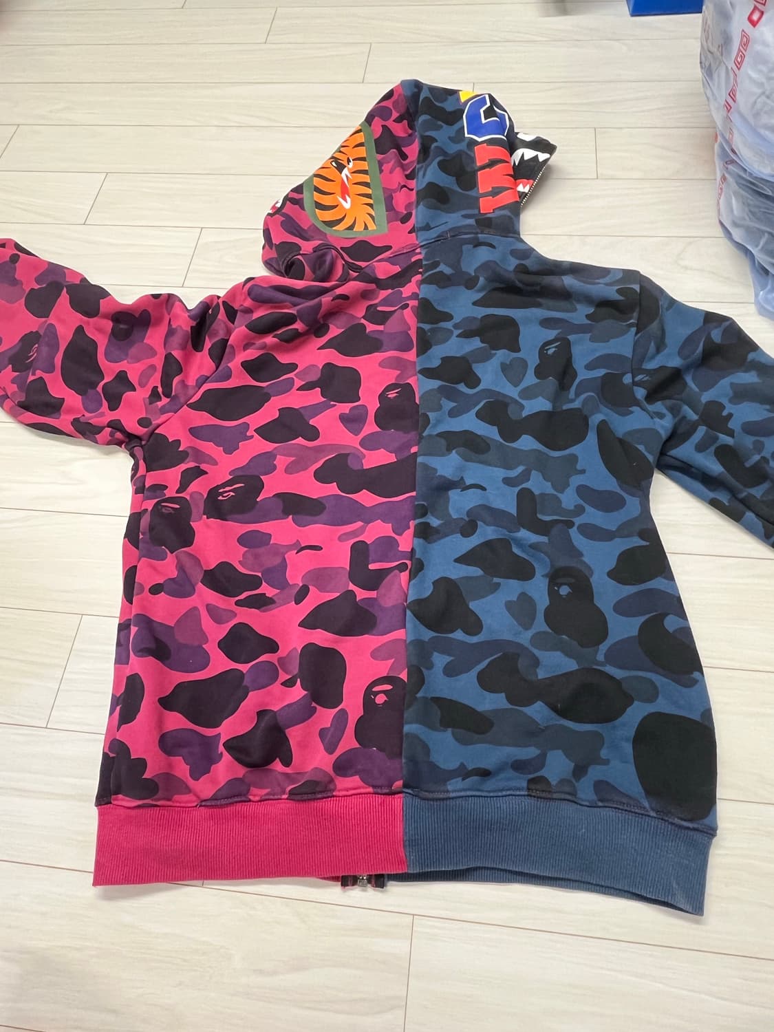 빈티지 베이프 후드집업 상품이미지6