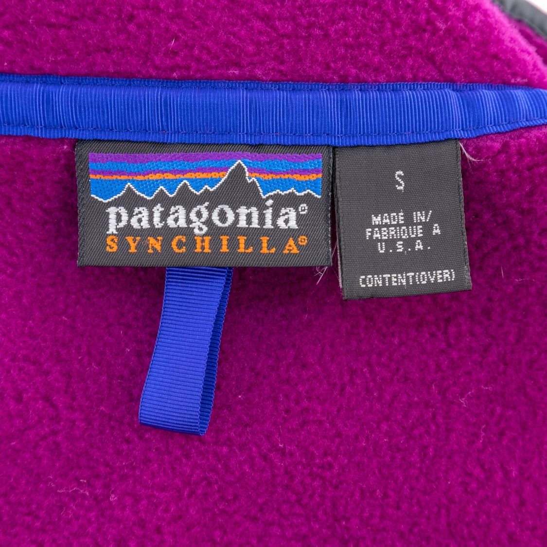 99FW 파타고니아 신칠라 스냅-T 퍼플/그레이 USA 상품이미지4