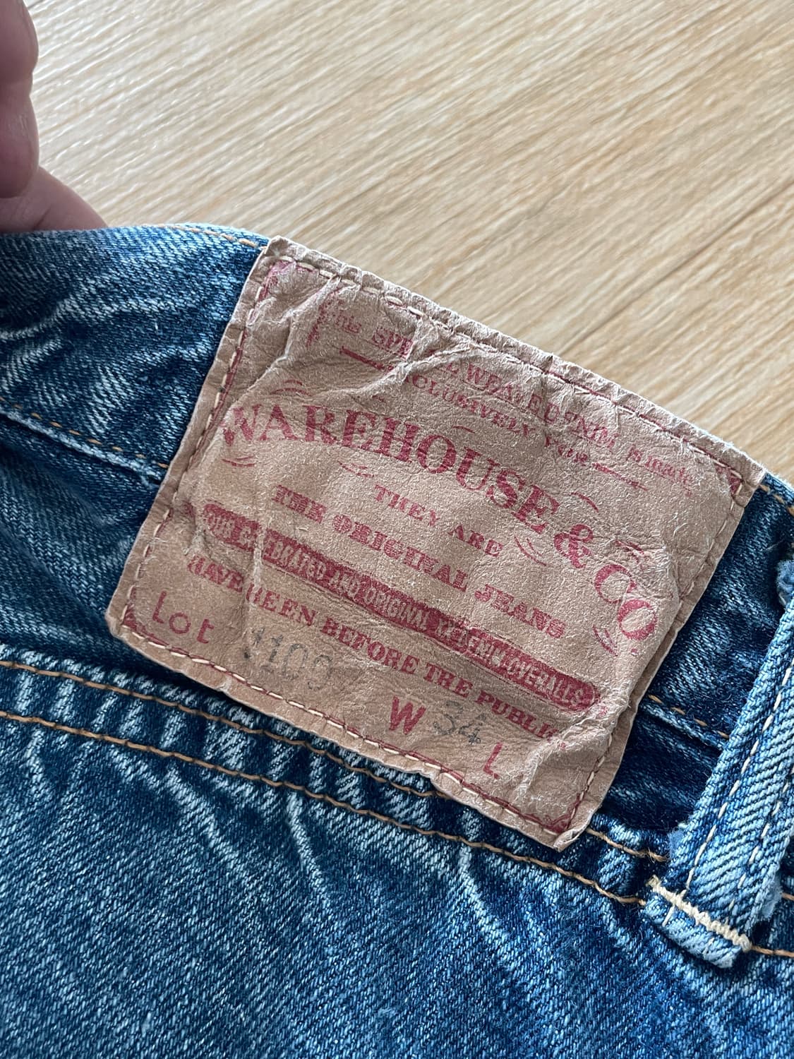 웨어하우스 세컨핸즈 1100 34사이즈 상품이미지5