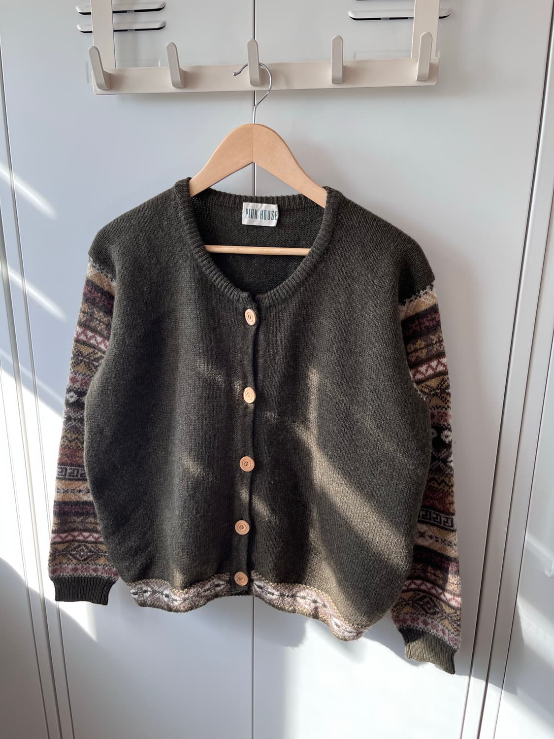 핑크하우스 노르딕 울니트 라운드 가디건  상품이미지6