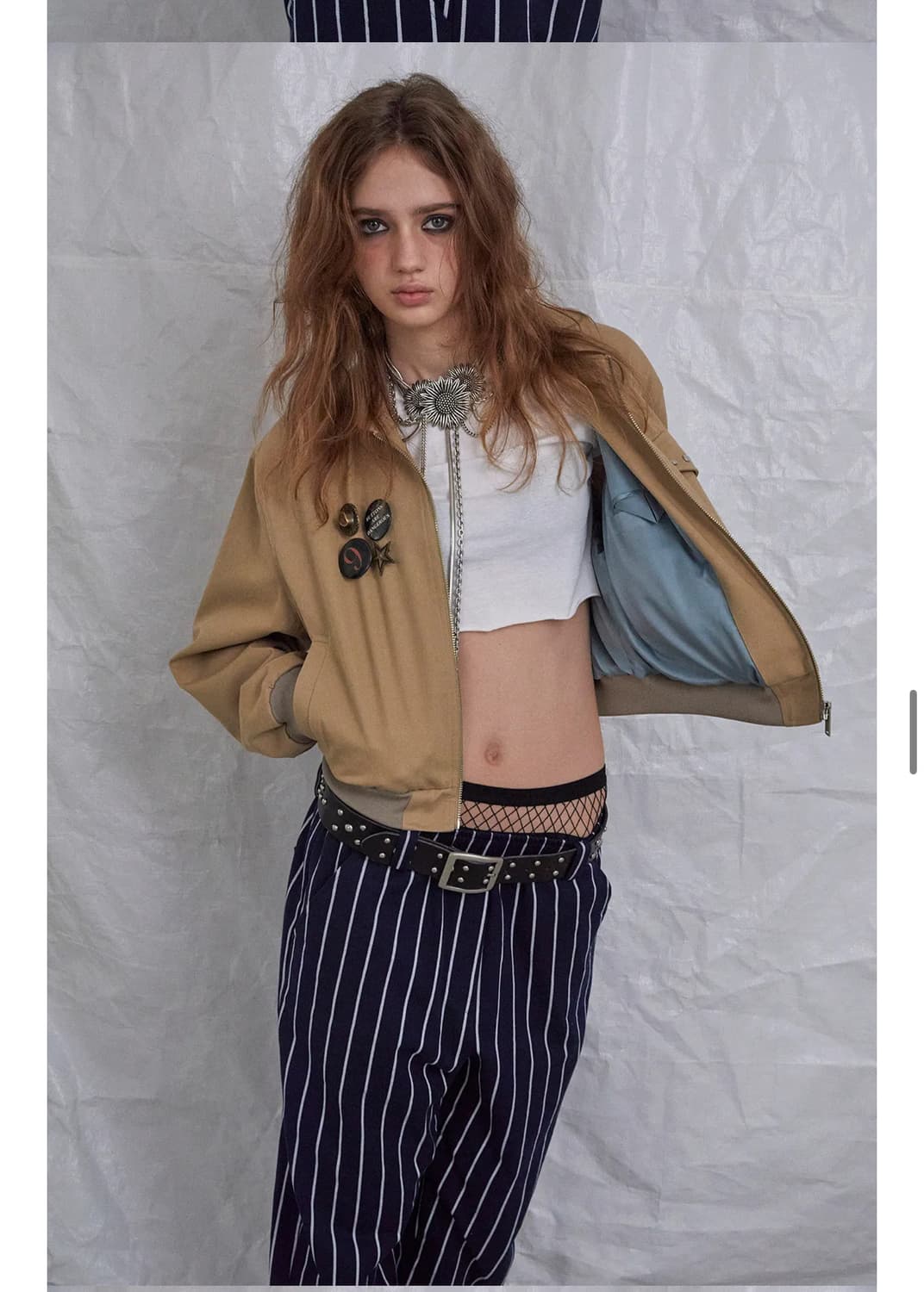데어드 Cross D.R.D blouson beige 상품이미지5