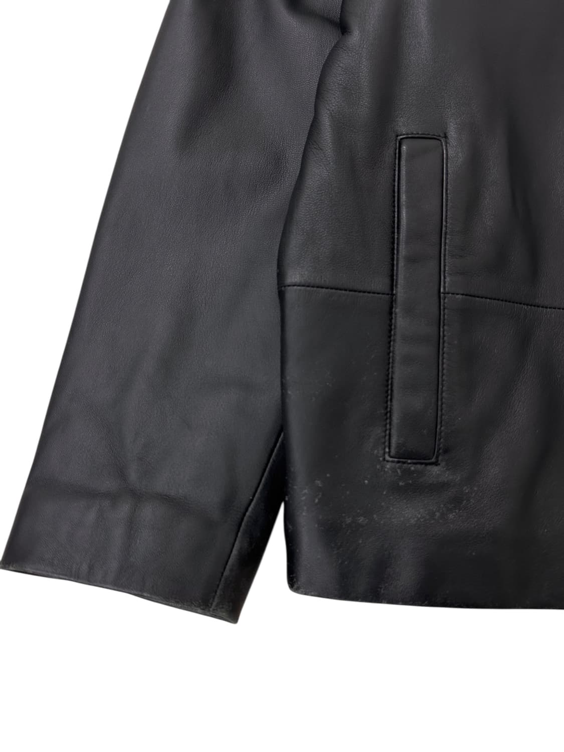 빈티지 레더 가죽자켓 블랙 (L~2XL) 상품이미지7