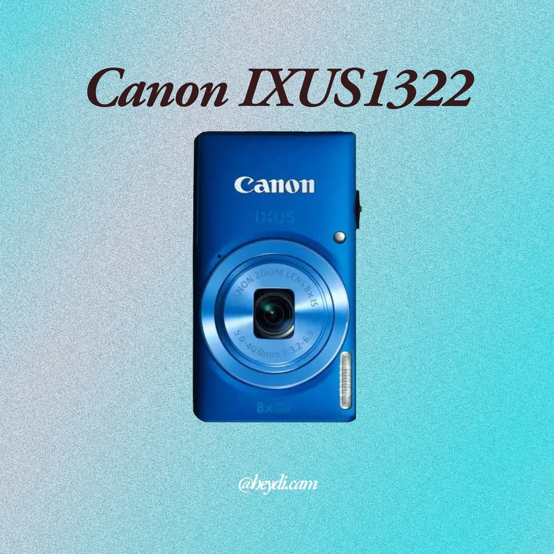 (헤일리 비버 하음) 캐논 ixus132 ixy90f 블루 상품이미지1