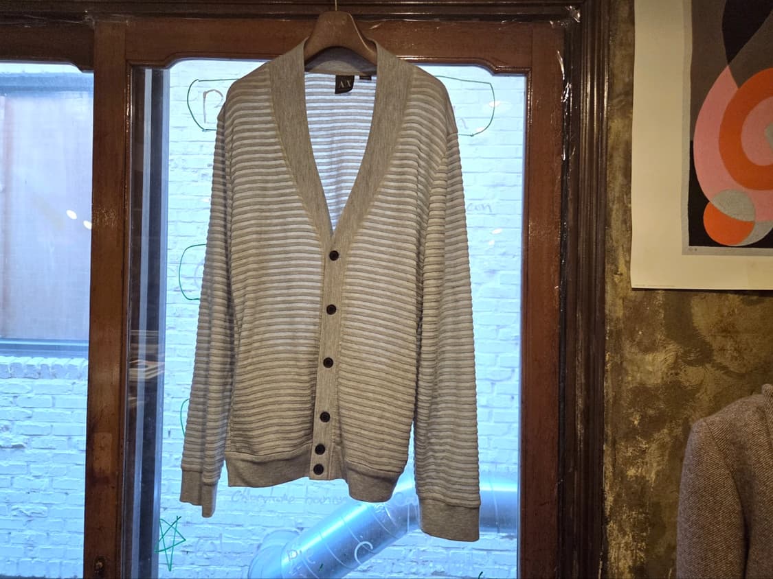 아르마니 꼴레지오니 숄칼라 카디건  상품이미지9