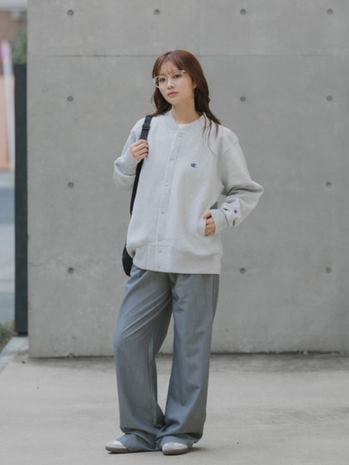 챔피온 스냅 스웻셔츠 챔피온 점퍼 상품이미지2