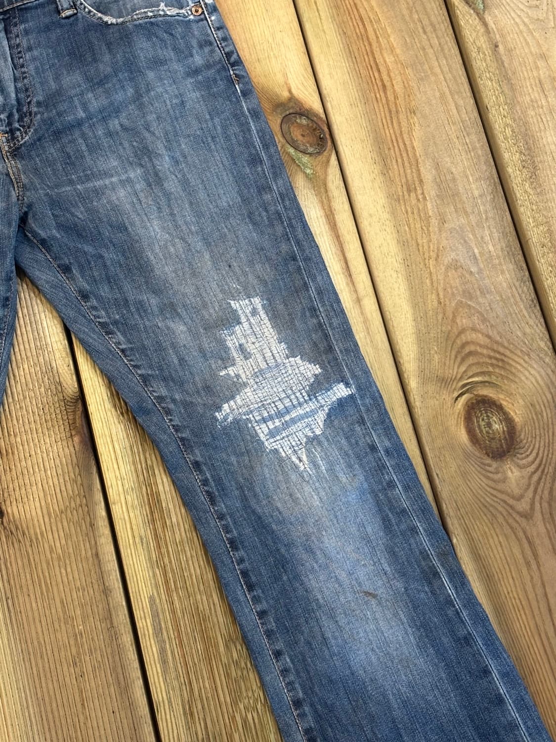 Levi’s 527 부츠컷 데님 팬츠 | 디스트레스드 워싱 상품이미지8