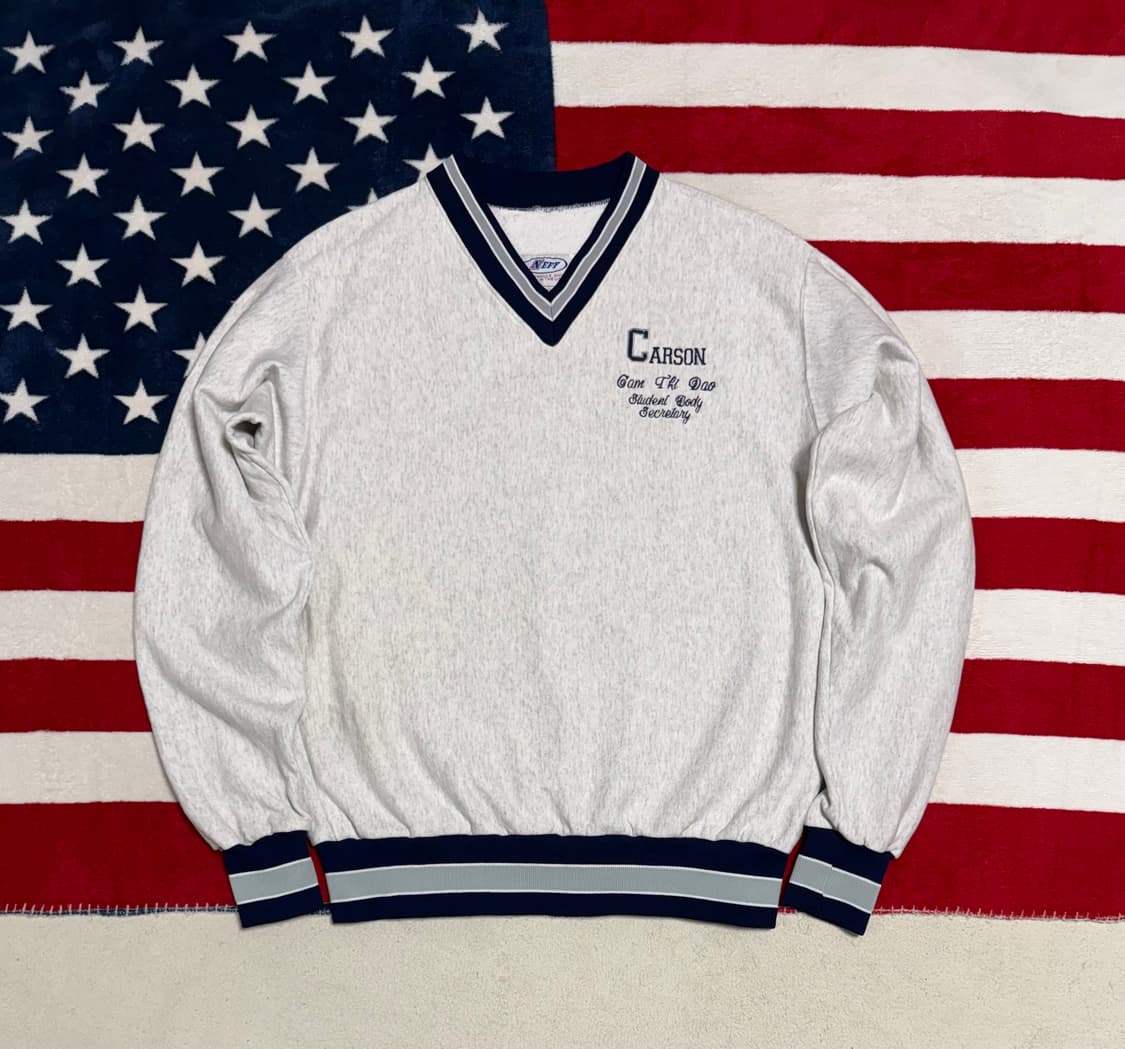 빈티지 헤비스웻셔츠 NEFF U.S.A V-Neck sweatshirt 상품이미지1