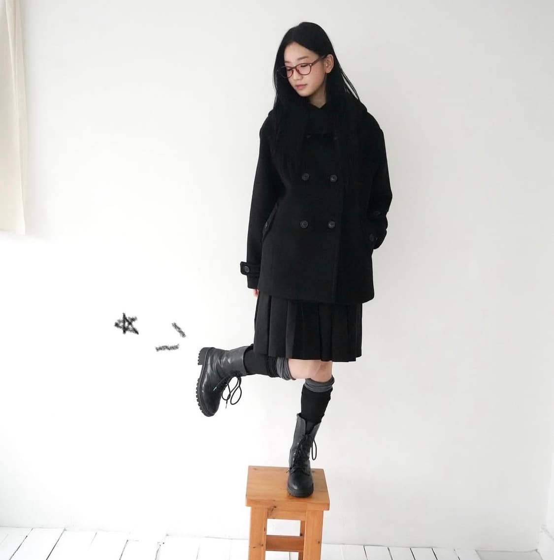 인앤양인하모니 미야 코트 블랙 (리뉴얼) 상품이미지1