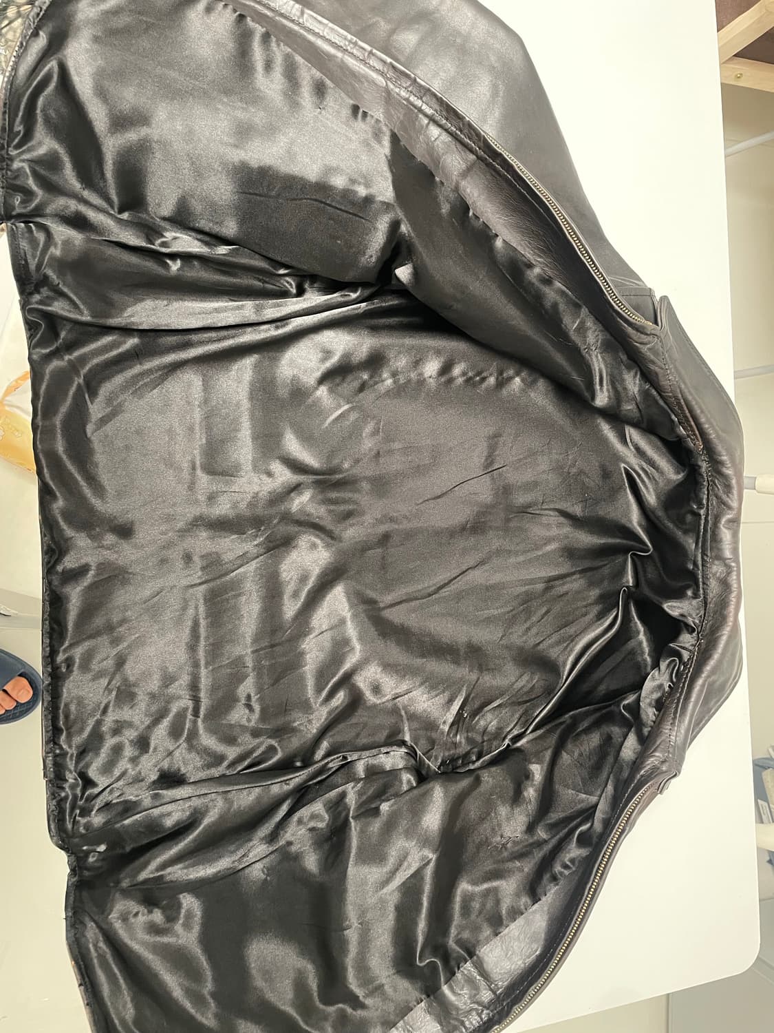 에어로레더 하프벨트 말가죽 텀블드 크롬악셀 블랙 38(안감교체) 상품이미지6